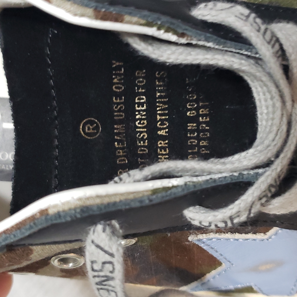 Golden Goose Camouflage and Black Sneakers - Picture 13 of 16